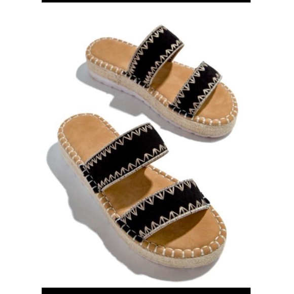 Olivia Espadrille Slip On Sandal - Picture 3 of 4